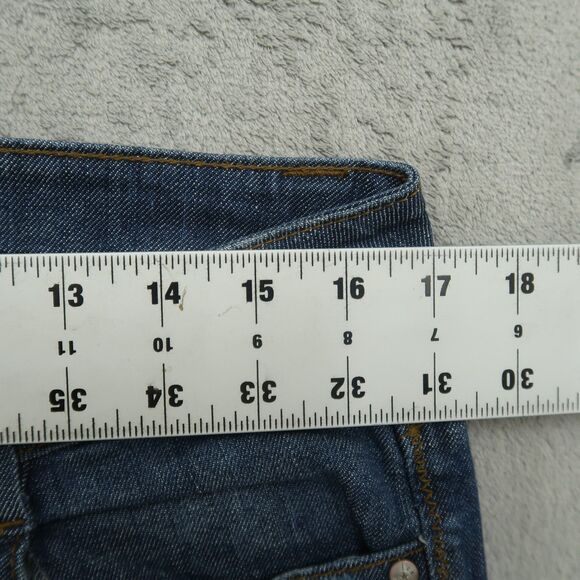 L.e.i. Jeans Junior's Size 13L Blue Mid-Rise Ashley Trouble Flare 31.5" Inseam - Picture 4 of 16